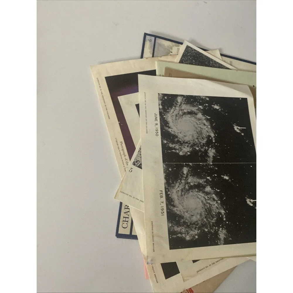 THE DISCOVERY OF GALAXIES No S2 Jackdaw Folder 1967 Facsimile Resource
